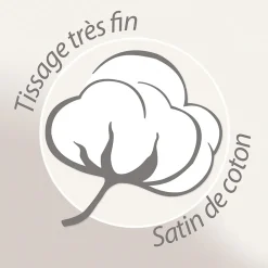 Parure de lit 260x240 cm satin de coton SAPRI rouge sienne 3 pièces><noscript><img width=