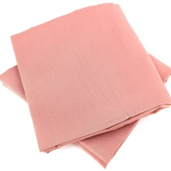 Linnea Parure de lit 240x220 cm satin de coton SAPRI rose thé 3 pièces* Parure De Lit