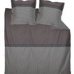 Linnea Parure de lit 200x200 cm satin de coton ENZO noir* Parure De Lit