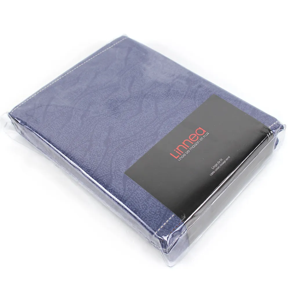 Parure de lit 240x220 cm Satin de coton VENDOME Bleu foncé>Linnea Best
