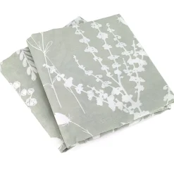 Parure de lit 240x220 cm Satin de coton SUSIE Vert 3 pièces><noscript><img data-lazyloaded=