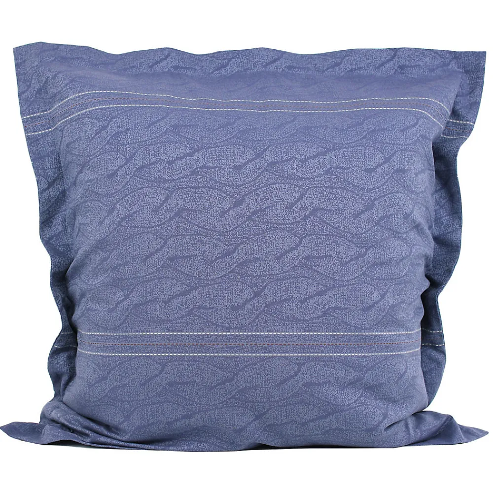 Parure de lit 260x240 cm Satin de coton VENDOME Bleu foncé>Linnea Best