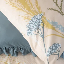 Parure de lit 260x240 cm set 63x63 cm HELIA coton><noscript><img width=