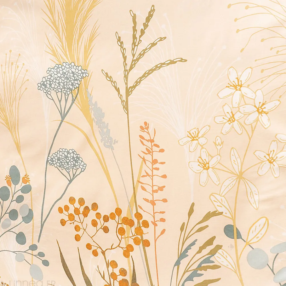 Parure de lit 260x240 cm set 63x63 cm HELIA coton>Linnea Discount
