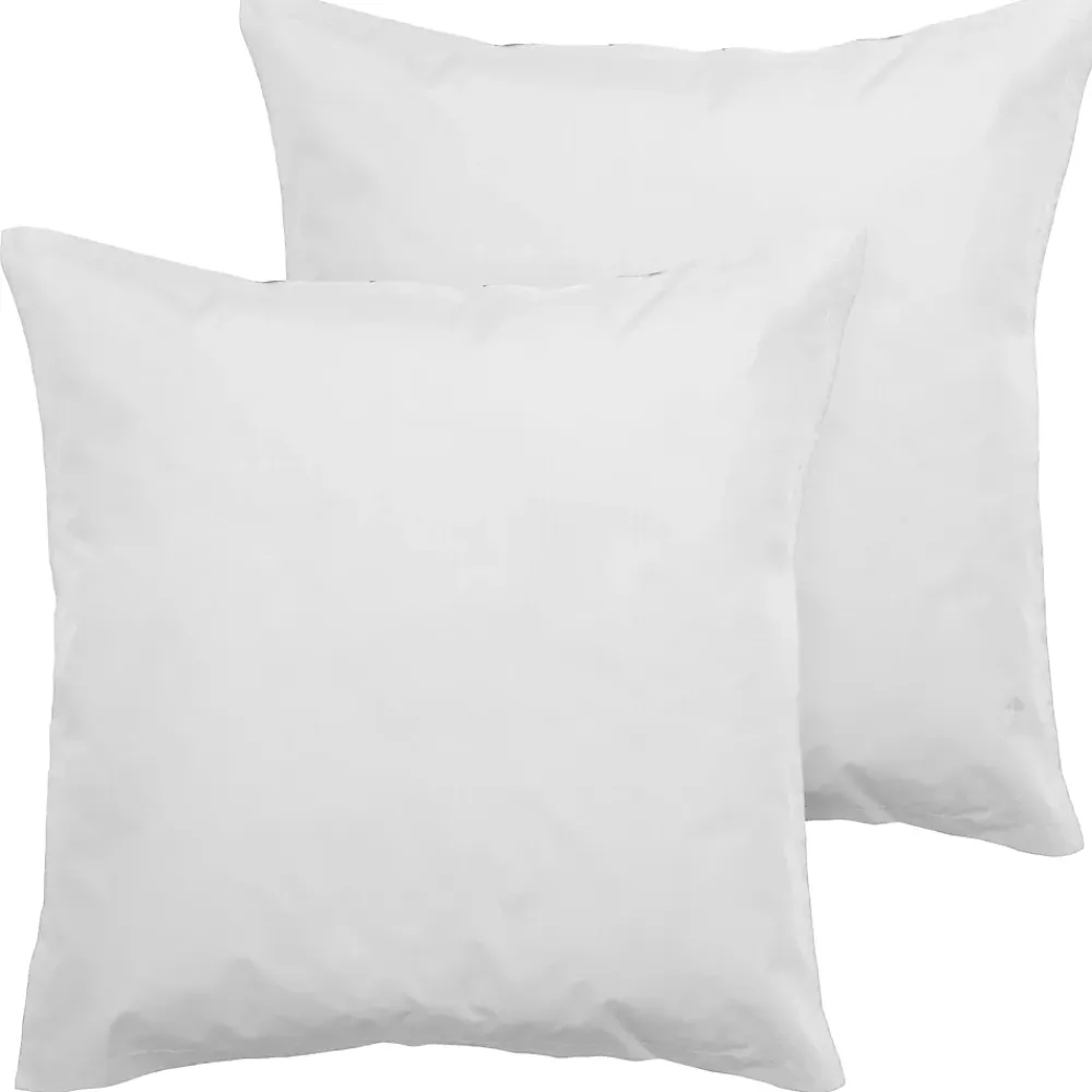 Linnea Parure de lit 260x240 cm set 65x65 cm percale MANOIR gris Perle* Parure De Lit