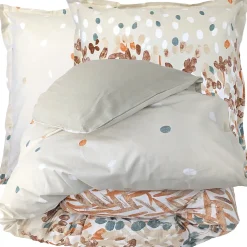Linnea Parure de lit 280x240 cm 65x65 cm coton ÉVASION pêche 3 pièces* Parure De Lit