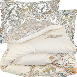 Parure de lit 200x200 cm 50x70 cm coton OKY écru Naturel 3 pièces>Linnea Best