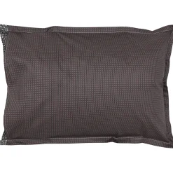Parure de lit 240x220 cm 50x70 cm en satin de coton ENZO noir><noscript><img data-lazyloaded=