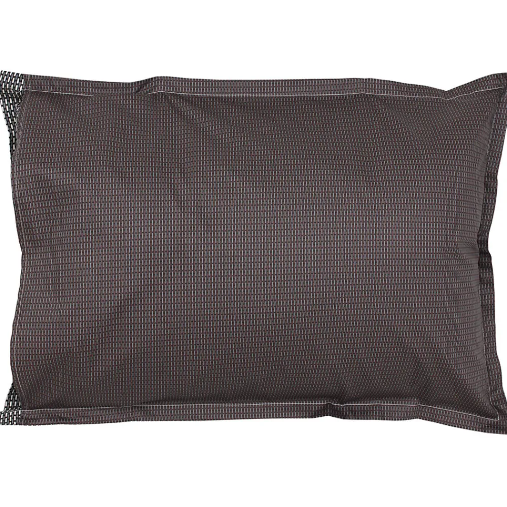 Parure de lit 240x220 cm 50x70 cm en satin de coton ENZO noir>Linnea Best