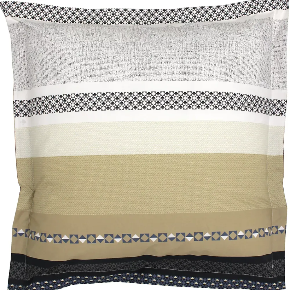 Linnea Parure de lit 240x220 cm 65x65 cm percale coton MARLOW acier* Parure De Lit