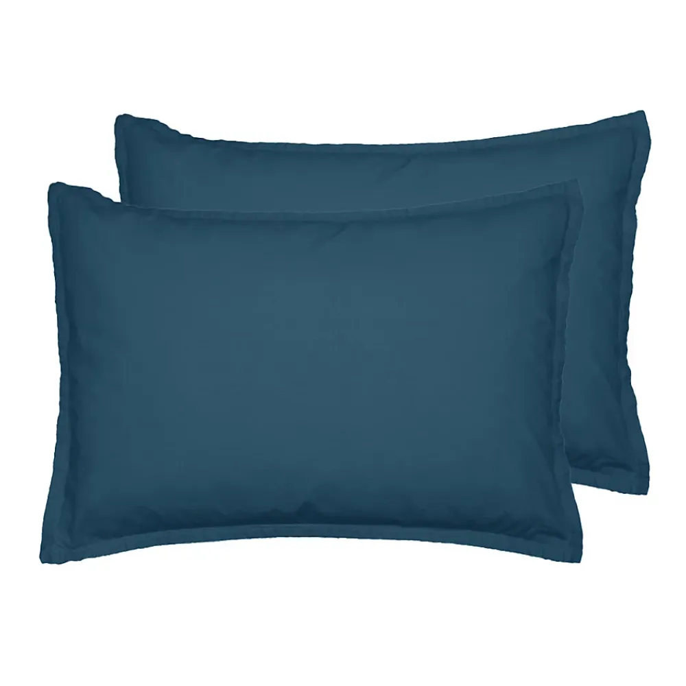 Sensei Maison Parure housse de couette 240x220 cm avec 2 taies 50x70 cm en coton Denim STUDIO* Parure De Lit