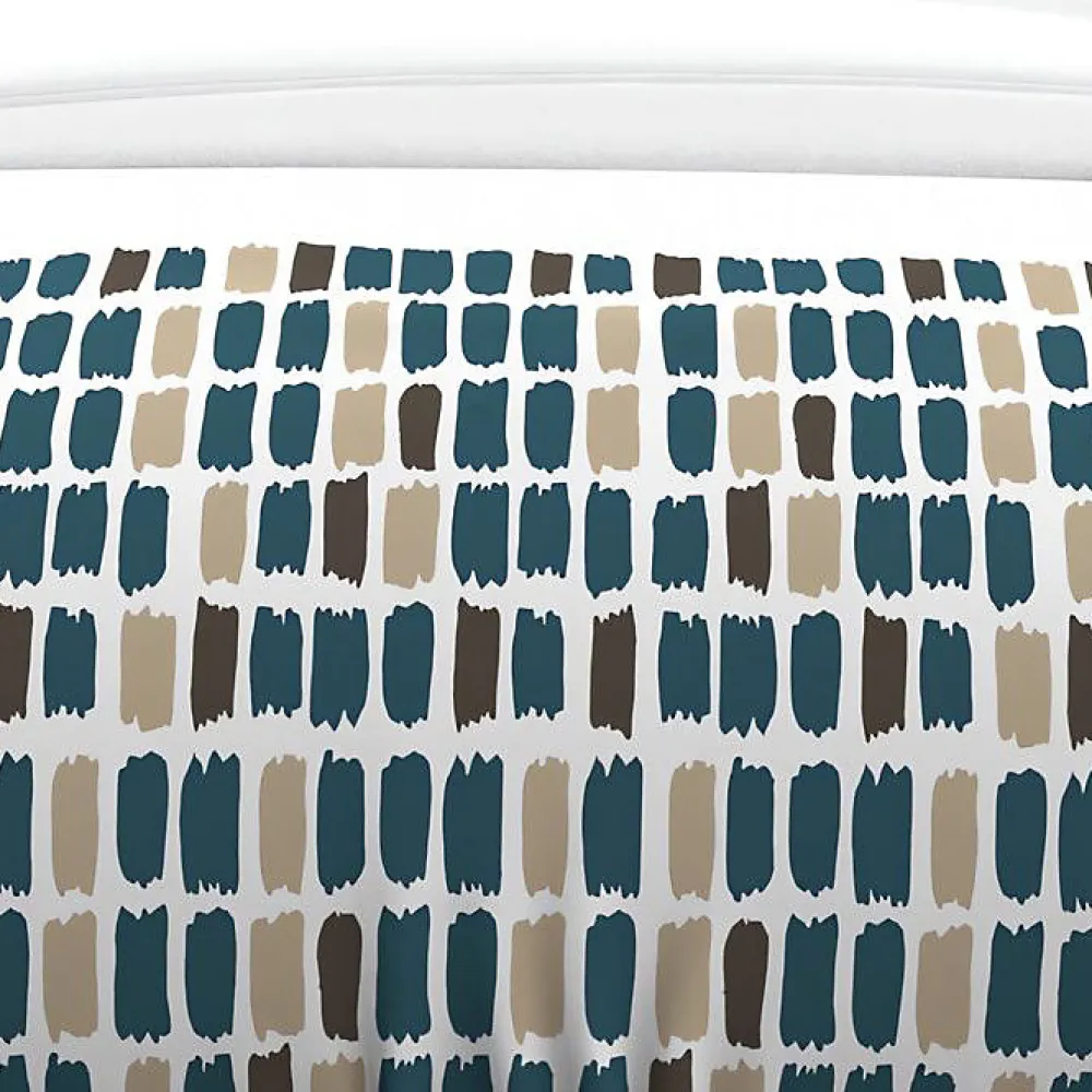 Parure housse de couette en coton 57 fils 240x220 cm FABIO bleu, par>Soleil D'Ocre Hot