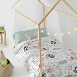 Happyfriday Parure housse de couette 2 pièces Best buddies 100% Coton* Housse De Couette