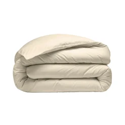 Parure housse de couette 140x200 cm avec 2 taies 50x70 cm en coton Ficelle STUDIO><noscript><img width=