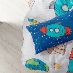 Parure housse de couette 2 pièces Space rocket 100% Coton><noscript><img width=