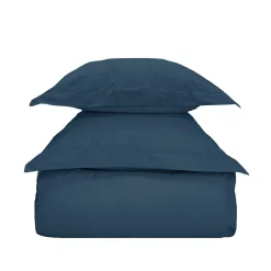 Sensei Maison Parure housse de couette 200x200 cm avec 2 taies 50x70 cm en coton Denim STUDIO* Parure De Lit