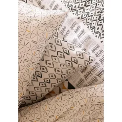 Atmosphera Créateur D'Intérieur Parure imprimée Aquar vert 240x220cm - Atmosphera* Boutis, Couvre-Lit, Édredon