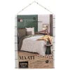 Atmosphera Créateur D'Intérieur Parure imprimée Maati beige 240x220cm - Atmosphera* Boutis, Couvre-Lit, Édredon