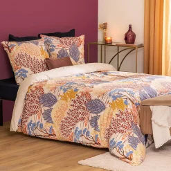 Parure imprimée Walaa beige 240x220cm - Atmosphera>Atmosphera Créateur D'Intérieur Best