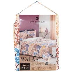 Parure imprimée Walaa beige 240x220cm - Atmosphera><noscript><img width=
