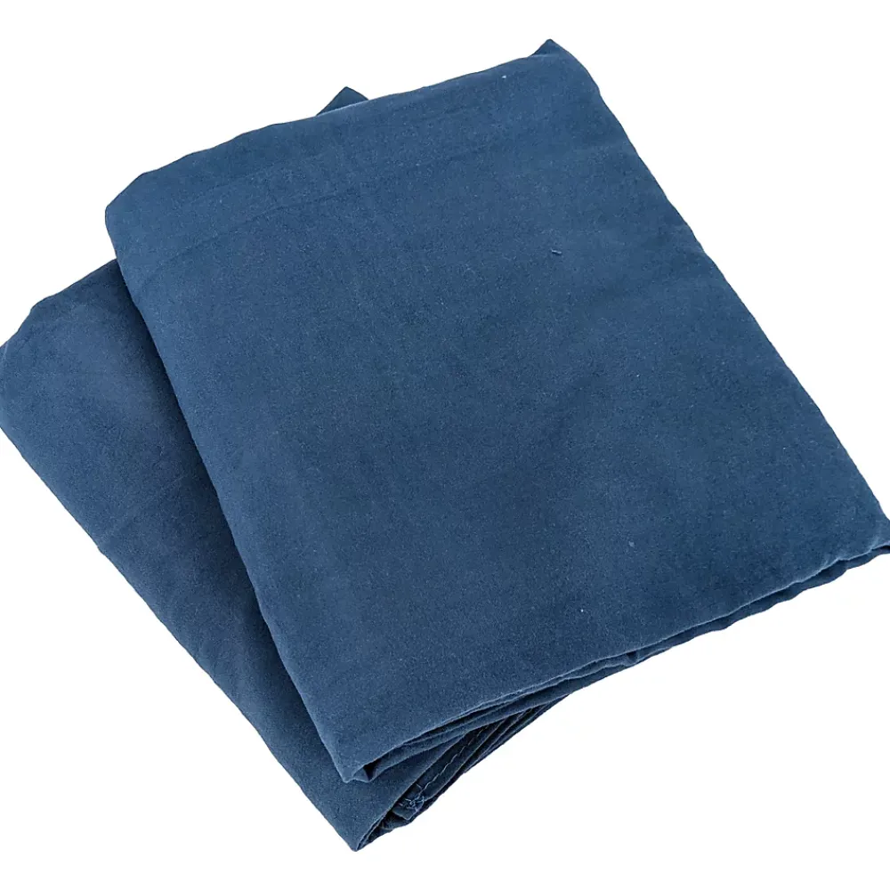 Linnea Parure 260x240 cm MILA polyester micro lavée bleu nuit 3 pièces* Parure De Lit