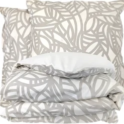 Linnea Parure 260x240 cm 65x65 cm coton SERENA Beige écru 3 pièces* Parure De Lit
