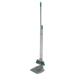 Pelle et balayette à pied poils doux gris L.78 x l.26 cm>GoodHome Sale
