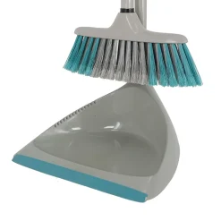 Pelle et balayette à pied poils doux gris L.78 x l.26 cm>GoodHome Sale
