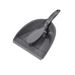 Eden Pelle et balayette bicolore anthracite taupe* Balayette Et Ramasse-Poussière