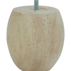 Pied de lit boule H. 90 mm x ø85 mm brut>Bar plus Sale