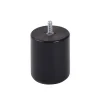 Bar plus Pied de lit cylindrique en hêtre noir H. 8 x Ø6,8 cm* Pied De Lit