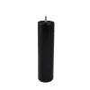 Pied de lit cylindrique en hêtre noir H. 25 x Ø6,8 cm>Bar plus Sale