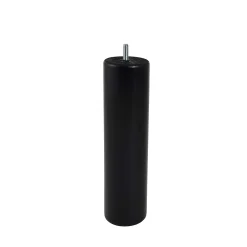 Pied de lit cylindrique en hêtre noir H. 25 x Ø6,8 cm>Bar plus Sale
