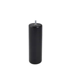 Bar plus Pied de lit cylindrique en hêtre noir H. 20 x Ø6,8 cm* Pied De Lit