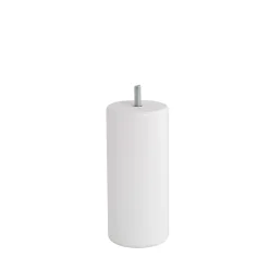 Bar plus Pied de lit cylindrique en hêtre blanc H. 15 x Ø6,8 cm* Pied De Lit
