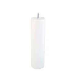 Bar plus Pied de lit cylindrique en hêtre blanc H. 25 x Ø6,8 cm* Pied De Lit
