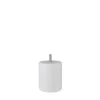 Bar plus Pied de lit cylindrique en hêtre blanc H. 8 x Ø6,8 cm* Pied De Lit