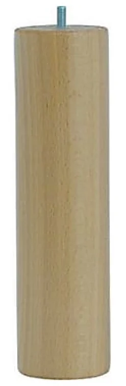 Bar plus Pied de lit cylindrique H. 250 mm x ø70 mm verni* Pied De Lit
