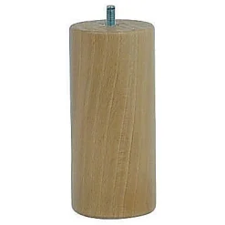 Pied de lit cylindrique H. 150 mm x ø70 mm verni>Bar plus Hot