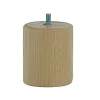 Pied de lit cylindrique H. 80 mm x ø68 mm verni>Bar plus Clearance