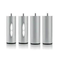 Pied de lit cylindrique lumineux Gris Hauteur 16 cm (vendu à l'unité)>Bellecour Sale