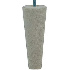 Bar plus Pied de lit fuseau H. 150 mm x ø58 mm brut* Pied De Lit