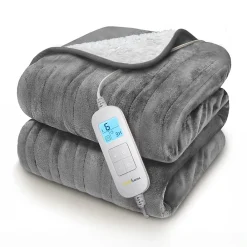 Cosi Home Plaid Chauffant Électrique En Polaire - Gris* Couverture