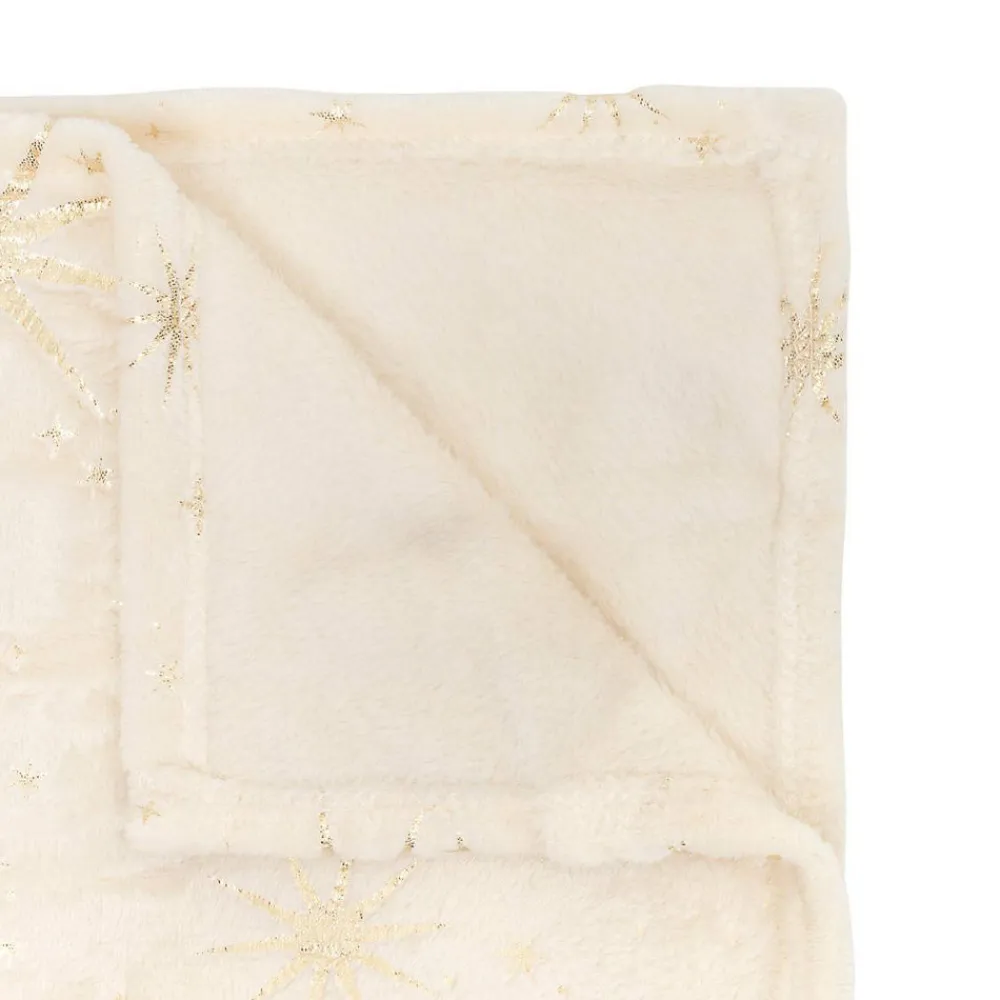 PLAID ETOILE OR MAGI 130X180CM - Atmosphera>Atmosphera Créateur D'Intérieur New