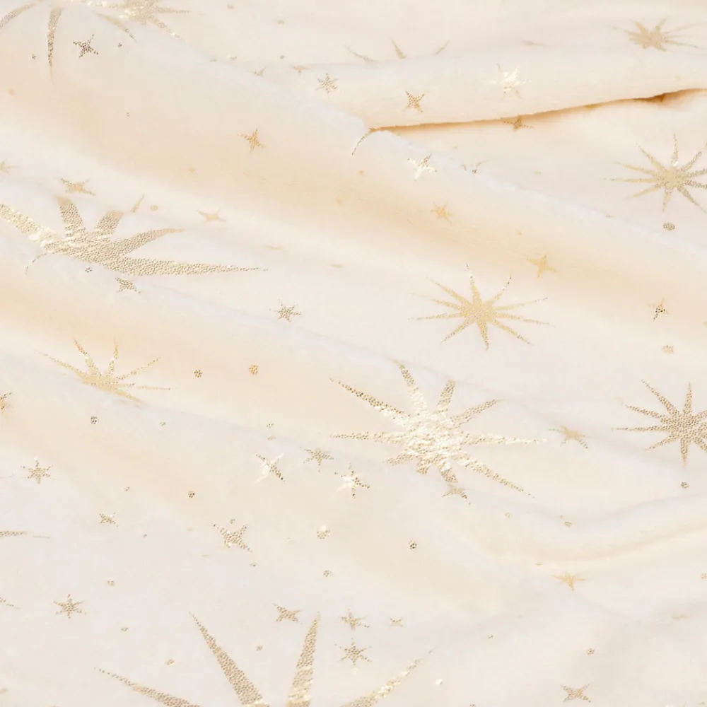 PLAID ETOILE OR MAGI 130X180CM - Atmosphera>Atmosphera Créateur D'Intérieur New