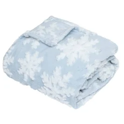 Plaid flocon malou 130x180cm ->Feeric Lights & Christmas Clearance