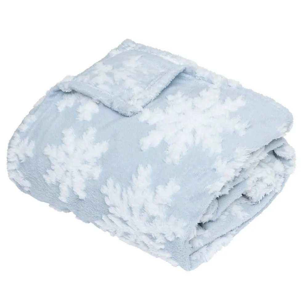 Plaid flocon malou 130x180cm ->Feeric Lights & Christmas Clearance
