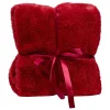 Feeric Lights & Christmas Plaid four tilde rouge 130x180 -* Boutis, Couvre-Lit, Édredon
