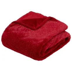 Feeric Lights & Christmas Plaid four tilde rouge 130x180 -* Boutis, Couvre-Lit, Édredon