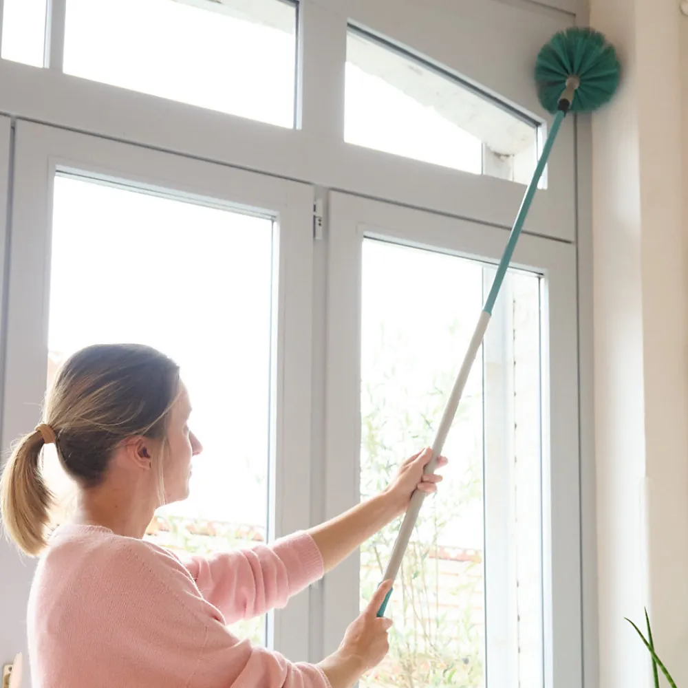 Poignée télescopique plastique et acier L.1,5m>GoodHome Clearance